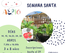 ESCUELA SEMANA SANTA Y PRIMAVERA (3-8 AÑOS)